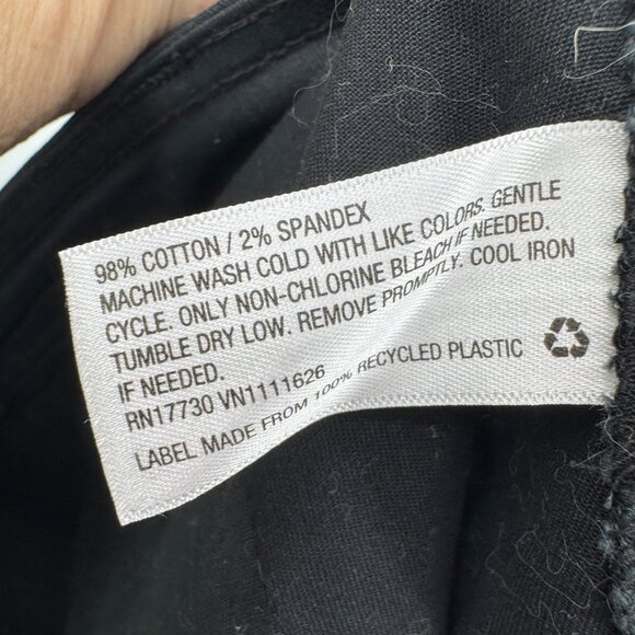 A New Day pants Elastizado stretch cargo style patch pockets back flap pocket Bl - Picture 8 of 9